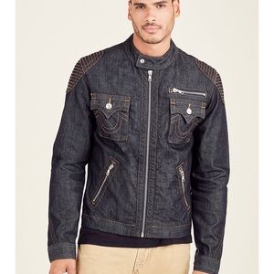 True Religion Denim Moto Jacket